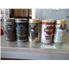 Image 4 : (5) Harley Davidson beer cans (empty)