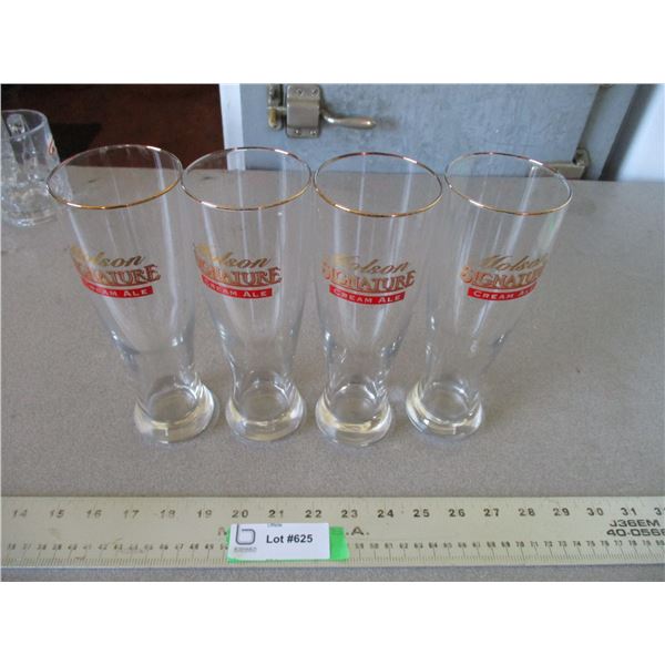 (4) Molson Glasses