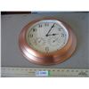 Image 1 : Wall clock Humidity, Temperature (battery operated) 18" round
