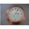 Image 2 : Wall clock Humidity, Temperature (battery operated) 18" round