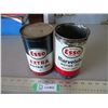 Image 1 : 2X THE BID PRICE - Esso motor oil tins