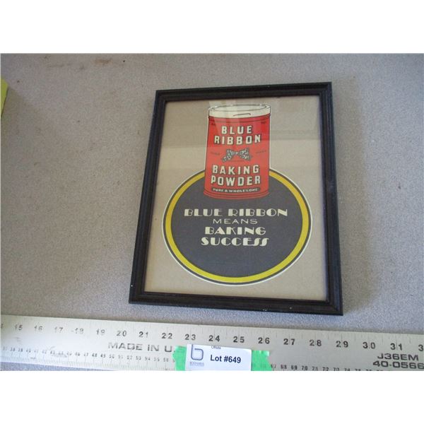 Framed Blue Ribbon decal