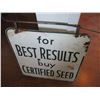 Image 4 : Certified seed sign - heavy metal (with bracket)