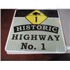Image 3 : Historic Highway sign - 23.5x23.5 - aluminum