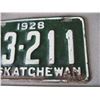 Image 3 : 1928 Saskatchewan License Plate