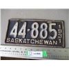 Image 1 : 1931 Saskatchewan License Plate