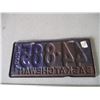 Image 4 : 1931 Saskatchewan License Plate