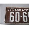 Image 2 : 1935 Saskatchewan License Plate
