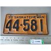 Image 1 : 1939 Saskatchewan License Plate