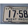 Image 2 : 1957 Saskatchewan License Plate