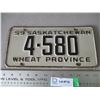 Image 1 : 1959 Saskatchewan License Plate