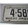 Image 2 : 1959 Saskatchewan License Plate