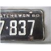 Image 3 : 1960 Saskatchewan License Plate