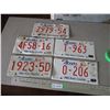 Image 1 : (5) Alberta license plates