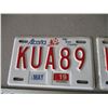 Image 2 : (2) Alberta (motorcycle) license plates