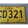 Image 3 : Cuba license plate