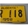 Image 3 : 1958 Alberta license plate