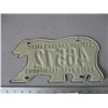 Image 4 : 1993 NWT polar bear license plate