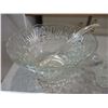 Image 3 : Glass punch bowl set