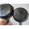 Image 4 : 2 cast iron frying pans