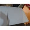 Image 2 : Small folding table - 47" long (23"tall extendable legs)