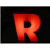 Image 2 : Letter "R" plug in lighted sign