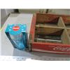 Image 2 : Coca-cola wooden crate with 2 (new) glass cups