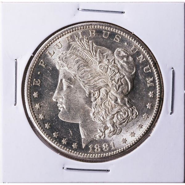 1881-S $1 Morgan Silver Dollar Coin CH BU+