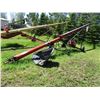 Image 1 : Wheatheart BH 46-8 grain auger with hopper (46ft long 8" diameter) 25 HP Subaru engine (working good
