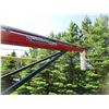 Image 9 : Wheatheart BH 46-8 grain auger with hopper (46ft long 8" diameter) 25 HP Subaru engine (working good