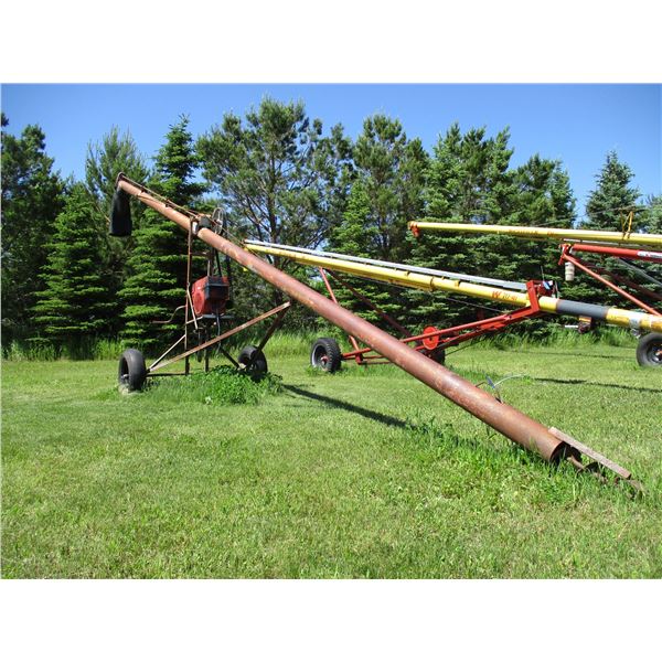 Grain auger (6") 16HP Kohler engine (not sure if it runs)