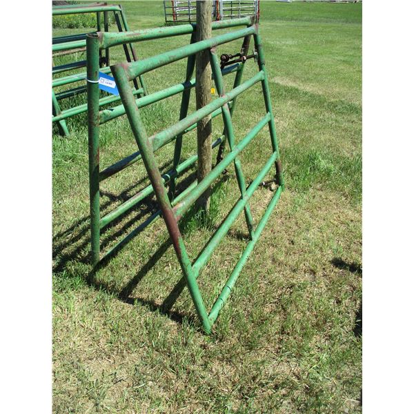 2X THE BID - 5ft metal gates