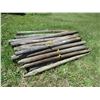 Image 1 : 25X THE BID - Fence poles 3"-4" diameter - 6ft long