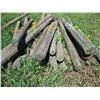 Image 3 : 25X THE BID - Fence poles 3"-4" diameter - 6ft long