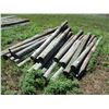 Image 1 : 25X THE BID - Fence poles 5" diameter - 8ft long