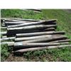 Image 2 : 25X THE BID - Fence poles 5" diameter - 8ft long