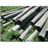 Image 3 : 25X THE BID - Fence poles 5" diameter - 8ft long