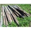 Image 4 : 25X THE BID - Fence poles 5" diameter - 8ft long