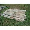 Image 1 : 25X THE BID - Fence poles 4"-5" diameter - 8ft long