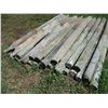 Image 3 : 25X THE BID - Fence poles 4"-5" diameter - 8ft long