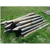 Image 1 : 25X THE BID - Fence poles 5" diameter - 8ft long