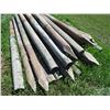 Image 3 : 25X THE BID - Fence poles 5" diameter - 8ft long