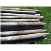 Image 3 : 25X THE BID - Fence poles 4" diameter - 8ft long