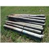 Image 1 : 25X THE BID - Fence poles 4" diameter - 7ft long