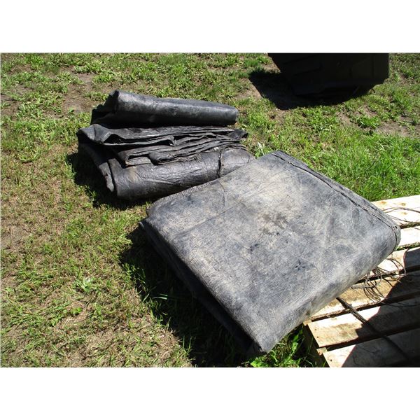 2X THE BID - Insulated bale tarps (12x20?)