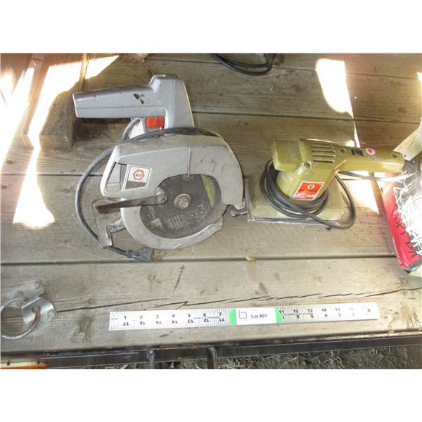 Black & Decker saw, sander