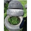 Image 3 : (4) Tires various sizes