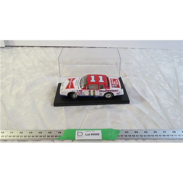 Chevrolet Budweiser KFC diecast in display case