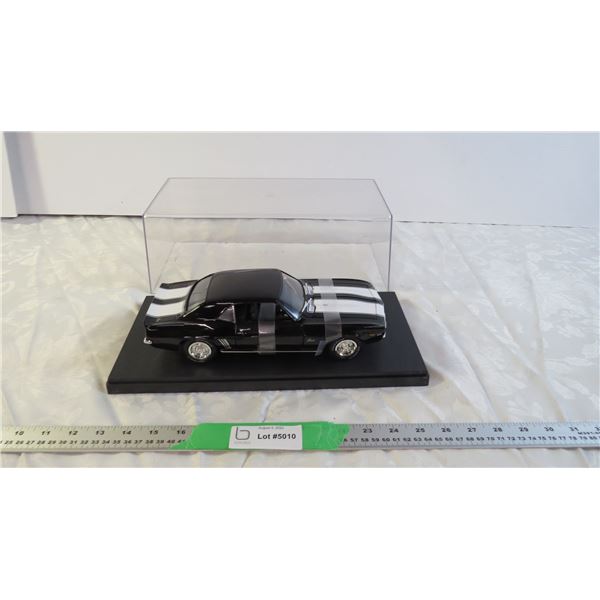 Z28 Camaro diecast in display case