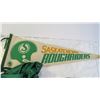 Image 2 : Saskatchewan Roughriders flags and Wall bottle opener